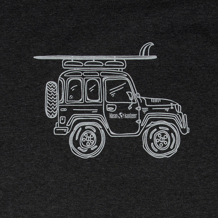 adventure-vehicle-t-shirt-u1 klean_shirt_jeep_front_closeup_lifestyle.jpg